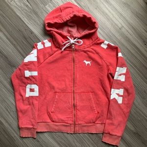 Victoria’s Secret PINK Size Medium ZIP Hoodie